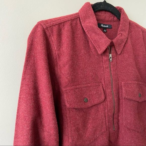 madewell Flannel Zip-Front Popover Shirt - Picture 5 of 12